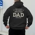 This Is What The Worlds Greatest Dad Fathers Day Men Men's Hoodie Back Print