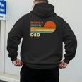 World's Okayest Dad Father Retro Vintage Men's Hoodie Back Print World's Okayest Dad Father Retro Vintage Men's Hoodie Back Print