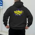 WowShirt WOW Dad Mom Men Women Boys Girls Tee Men's Hoodie Back Print