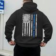 Wrestling Dad Men's Hoodie Back Print