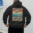 Wrestling Dad Wrestler Wrestling Wrestle Father's Day Men's Hoodie Back Print