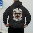 Yorkie Dad Father’s Day Yorkshire Terrier Dog Dad Men's Hoodie Back Print