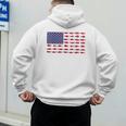 American Flag Fishing-Shirt Men Kids Bass Fish Dad Patriotic Men's Hoodie Back Print
