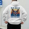 Australian Cattle Dog Blue Heeler Dad Men's Hoodie Back Print