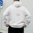Baby Reveal Valentine Pregnancy Announce Daddy Shirt Men's Hoodie Back Print