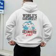 Batman Greatest Dad Men's Hoodie Back Print