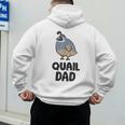 California Quail Bird Dad Quail Dad Men's Hoodie Back Print California Quail Bird Dad Quail Dad Men's Hoodie Back Print