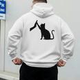 Cat Lover Cat Mom Cat Dad Men Women & Kids Cute Cat Men's Hoodie Back Print