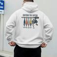 Catch Ya Later Vintage Fishing Lures Outdoor Dad Son Men's Hoodie Back Print