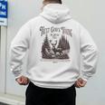 Christian Jesus Bible Verse Deer Elk Buck Hunting Dad Hunter Men's Hoodie Back Print