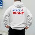 Conservative Dad's Ultra Right 100 Work Free American Beer Men's Hoodie Back Print Conservative Dad's Ultra Right 100 Work Free American Beer Men's Hoodie Back Print