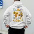 Dad Of The Bee-Day Girl Bee Birthday Party Men's Hoodie Back Print