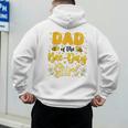 Dad Of The Bee Day Girl Flower Birthday Family Matching Men's Hoodie Back Print