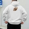 Dad Of The Birthday Boy Football Lover First Birthday Party Men's Hoodie Back Print