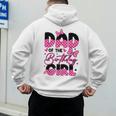 Dad Of The Birthday Girl Pink Family Birthday Girls Party Men's Hoodie Back Print