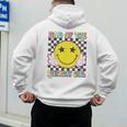 Dad Of The Birthday Girl Retro Family Matching Party Bday Men's Hoodie Back Print
