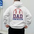 Dad Of Rookie 1st Birthday Baseball Theme Matching Party Men's Hoodie Back Print Dad Of Rookie 1st Birthday Baseball Theme Matching Party Men's Hoodie Back Print