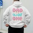 Dad Sweet One 1st First Birthday Matching Family Donut Men's Hoodie Back Print