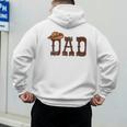 Dad Western Family Matching Birthday Cowboy Cowgirl Men's Hoodie Back Print