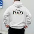 Dad Of The Wild One Zoo Birthday Safari Jungle Animal Men's Hoodie Back Print