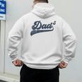 Dad5 Daddy Of 5 Kids Father Of Five Fifth Time Dad Men's Hoodie Back Print