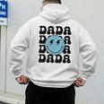 Dada One Happy Dude 1st Birthday Family Matching Men's Hoodie Back Print