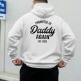 Daddy Again 2026 Promoted To Daddy Again 2026 Dad Again Men's Hoodie Back Print Daddy Again 2026 Promoted To Daddy Again 2026 Dad Again Men's Hoodie Back Print