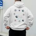 Daddy Houston We Have One Year Old Space Theme 1st Birthday Men's Hoodie Back Print