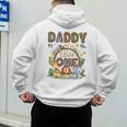 Daddy Of The Wild One 1St Birthday Boy Safari Jungle Men's Hoodie Back Print