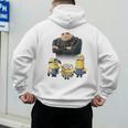 Despicable Me Minions Father's Day 1 Dad Cardboard Sign Men's Hoodie Back Print