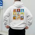 Disney Classic Father's Day Disney Dads Colorful Panels Men's Hoodie Back Print