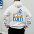 Disney Donald Duck Number One Dad Sunglasses Father's Day Men's Hoodie Back Print