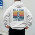 Dog Dad Vintage Great Dane Dad Men Women Kids Men's Hoodie Back Print