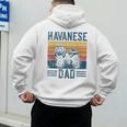 Dog Havanese Dad Vintage Havanese Dad Men's Hoodie Back Print Dog Havanese Dad Vintage Havanese Dad Men's Hoodie Back Print