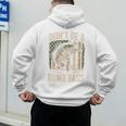 Don't Be A Dumb Bass Fish Camo American Flag Dad Jokes Men's Hoodie Back Print