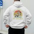 Easily Distracted Duck Hunting Dad Hunter Son Daughter Men's Hoodie Back Print