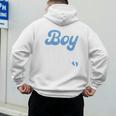 Expecting Dad Of Boy Est 2026 Father's Day Son-Dad To Be Men Men's Hoodie Back Print Expecting Dad Of Boy Est 2026 Father's Day Son-Dad To Be Men Men's Hoodie Back Print