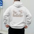 Father Day The Rodfather Dad Fishing From Daughter Son Men's Hoodie Back Print