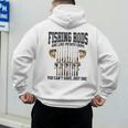Fishing Tuna Bass Rod Fisherman Cool Dad Quote Men's Hoodie Back Print