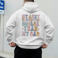 Funny Auntie My Aunt Is Definitely Cooler Than My Dad Men's Hoodie Back Print