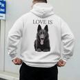 German Shepherd Shirt Shepard TShirt Dog Mom Dad Love Men's Hoodie Back Print