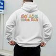 Groovy This Father's Day With Vintage Go Ask Your Dad Men's Hoodie Back Print