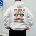 Happy His Birthday My Dad Is 63 Years Old And Still Awesome Men's Hoodie Back Print