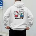 Hello Kitty Best Dad Fathers Day Small Men's Hoodie Back Print Hello Kitty Best Dad Fathers Day Small Men's Hoodie Back Print