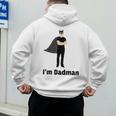 I'm Dadman Superhero Dad Father's Day Men's Hoodie Back Print