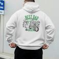 Jurassic World Best Dad Ever Men's Hoodie Back Print