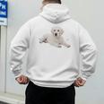 Labrador Retriever Shirt Yellow Love Lab Mom Dog Dad Men's Hoodie Back Print