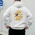 Looney Tunes Birthday Daffy Duck Dad Of The Birthday Boy Men's Hoodie Back Print