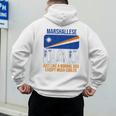 Marshallese Dad Marshall Islands Flag For Father's Day Men's Hoodie Back Print