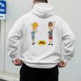 MTV Beavis And Butthead This Dad Rocks Men's Hoodie Back Print